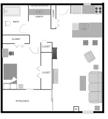 One Bedroom Style 2 Floor Plan 8
